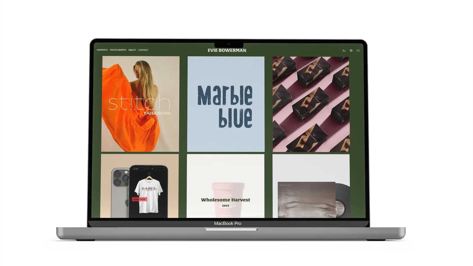 AI-optimised website example on desktop