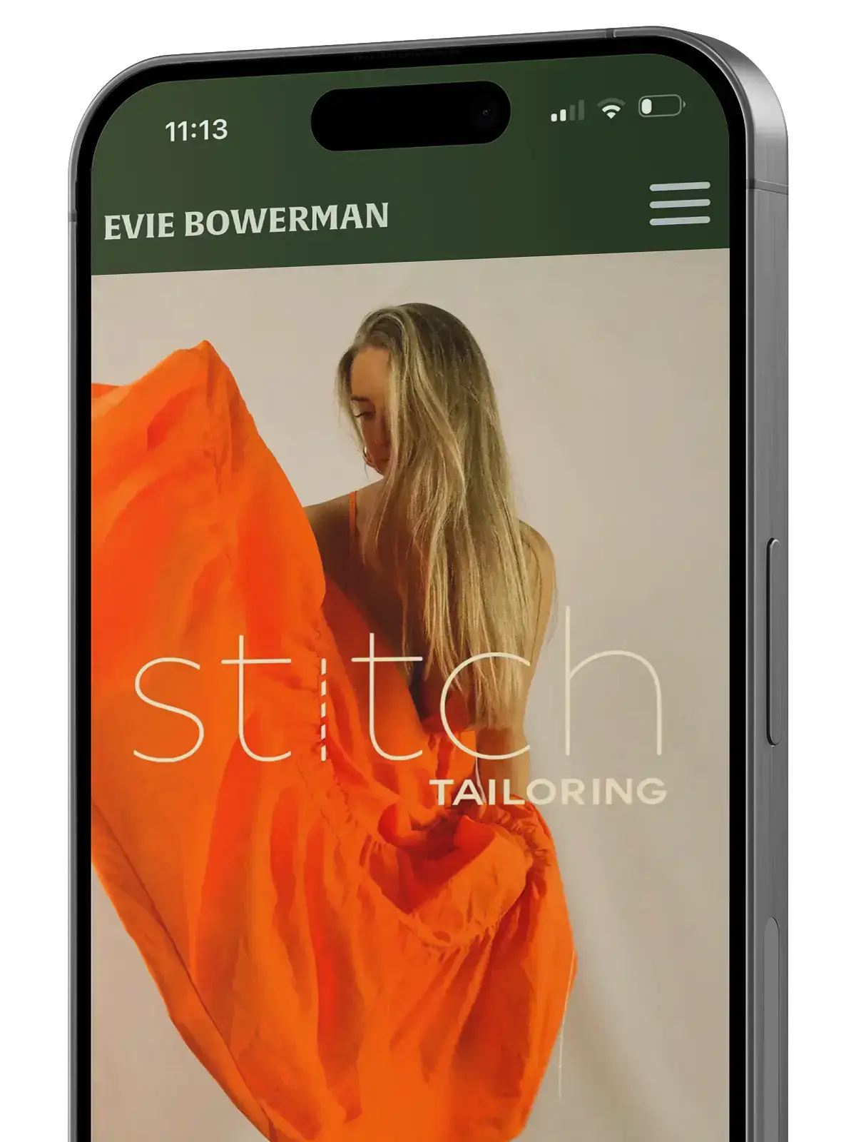 Evie Bowerman portfolio website